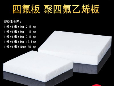 聚四氟乙烯板廠家，5厚聚四氟乙烯板